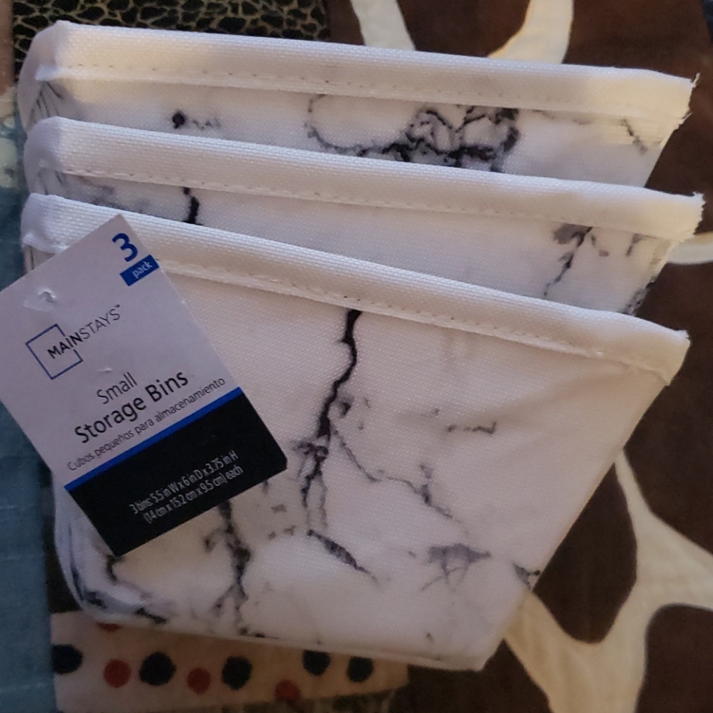 3 pack Small Storage bins